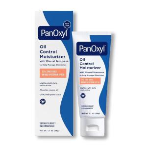 imagePanOxyl AM Oil Control Moisturizer NEW Sheer Formula Absorbs Excess Oil and Reduces Shine with Mineral Sunscreen for Acne Prone and Oily And All Skin Tones  17 oz17 Fl Oz Pack of 1
