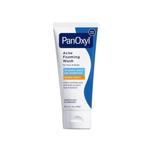 imagePanOxyl Acne Foaming Wash Benzoyl Peroxide 10 Maximum Strength Antimicrobial 3 oz  Travel Size