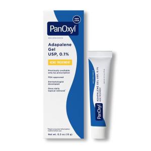 imagePanOxyl Adapalene 01 LeaveOn Gel 30 Day Supply Retinoid Gel Acne Treatment Acne Prone Skin Oil Free Fragrance Free 05 oz