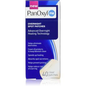 imagePanOxyl PM Overnight Spot Patches Advanced Hydrocolloid Healing Technology Fragrance Free 80 Count40 Count Pack of 3